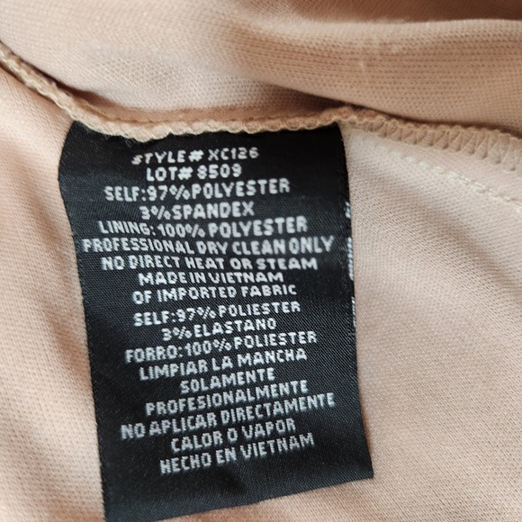 X by Escape Black Lace Overlay Maxi Dress Gown Ruched Waist‎ Sz 8 Zip Sleeveless - Picture 15 of 15